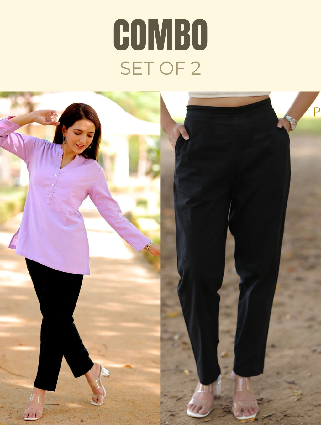 Short Kurti & Pant Combo - Short Kurti & Pant Combo - Short Kurti & Pant Combo - Palla Jaipur - Palla Jaipur - Palla Jaipur