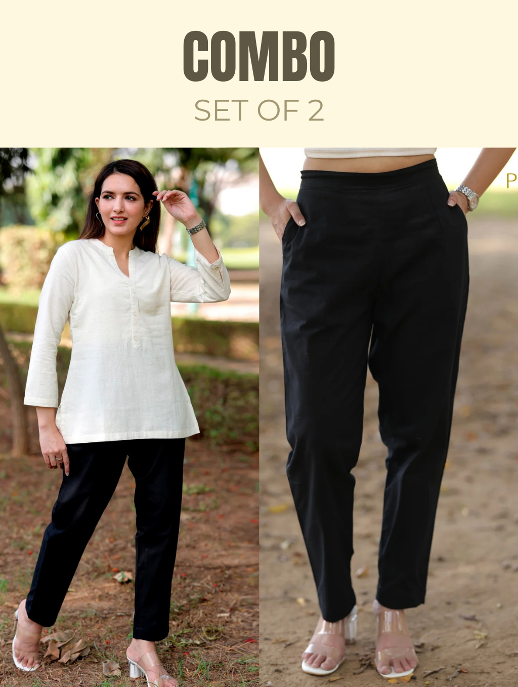 Short Kurti & Pant Combo - Short Kurti & Pant Combo - Short Kurti & Pant Combo - Palla Jaipur - Palla Jaipur - Palla Jaipur