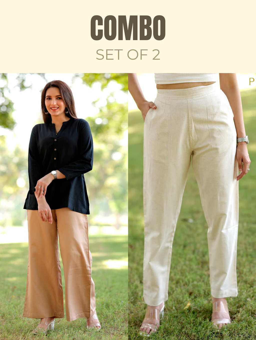 Short Kurti & Pant Combo - Short Kurti & Pant Combo - Palla Jaipur - Palla Jaipur