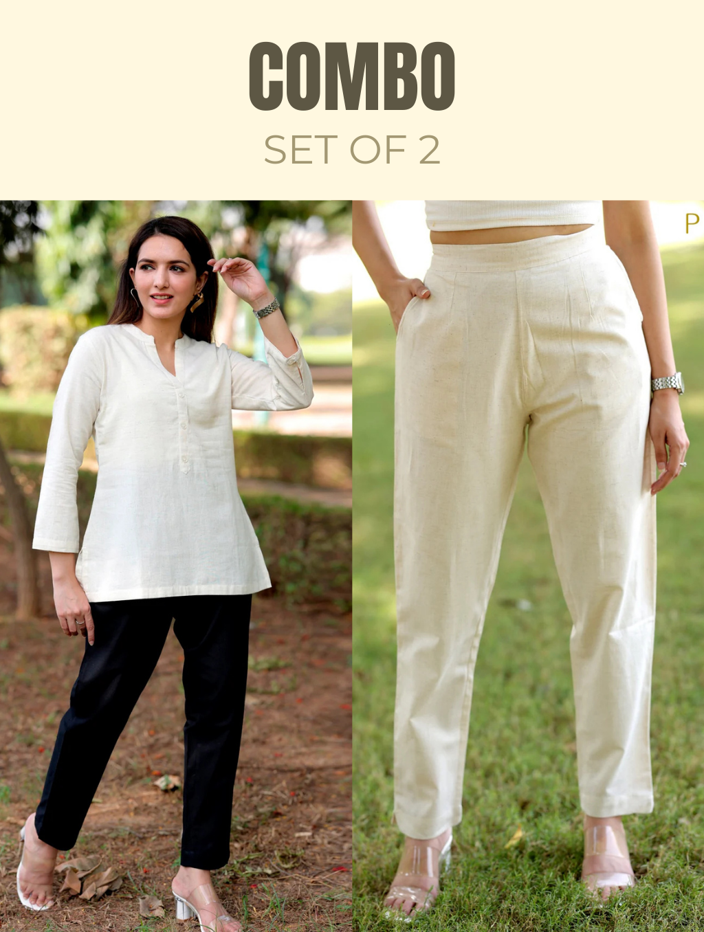 Short Kurti & Pant Combo - Short Kurti & Pant Combo - Palla Jaipur - Palla Jaipur