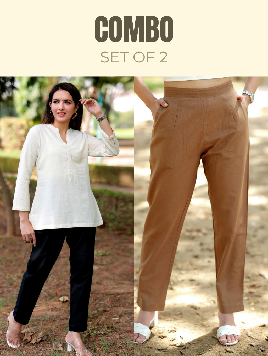Short Kurti & Pant Combo - Short Kurti & Pant Combo - Palla Jaipur - Palla Jaipur